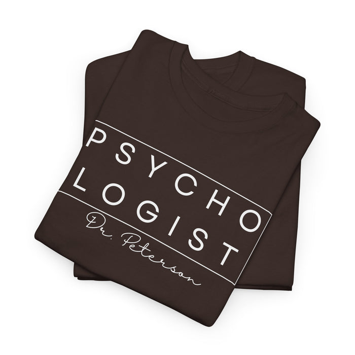 Personalized Name Psychologist Shirt, Custom Doctor Shirt, Gift for Psychologists, Minimalist Psychology Shirt, Mental Health Shirt