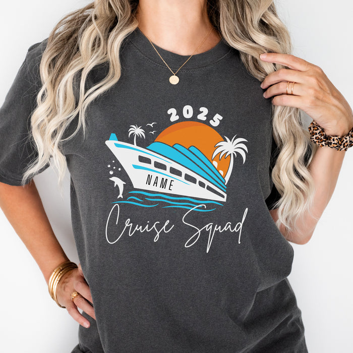 Personalized Cruise Squad Shirt, Custom Travel Shirt, Cruise Crew Shirt, Family Vacation Shirts, Family Vacation, Travel Gift, Vacation Trip