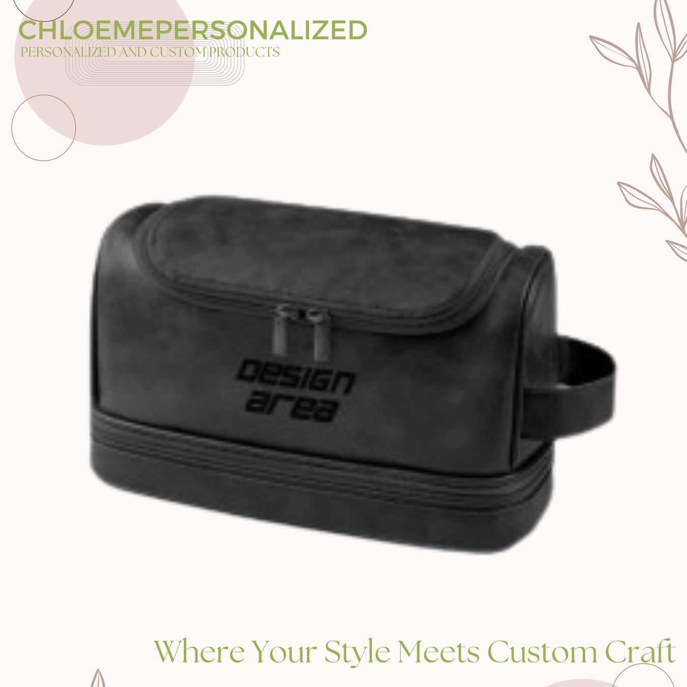 Custom Engraved Toiletry Bag