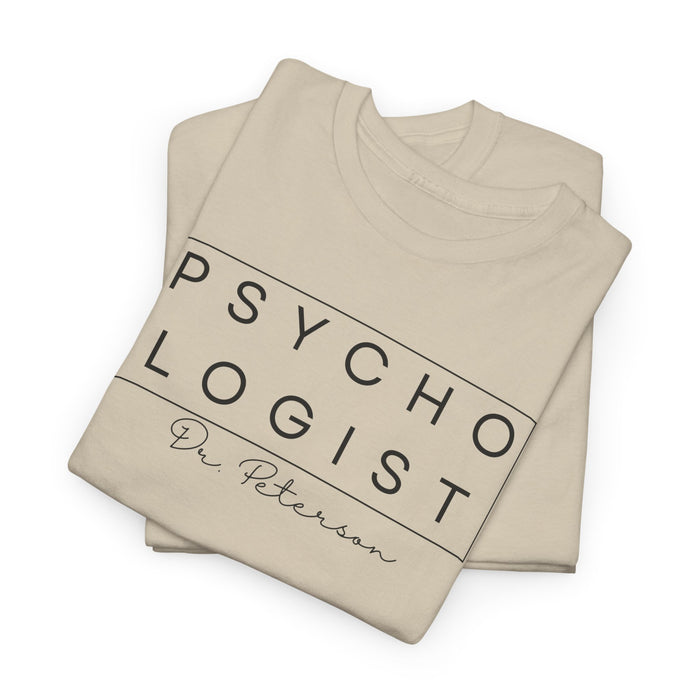 Personalized Name Psychologist Shirt, Custom Doctor Shirt, Gift for Psychologists, Minimalist Psychology Shirt, Mental Health Shirt