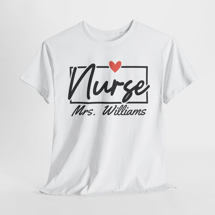 Personalized Nurse Shirt, Custom Nurse Shirt, Gift for Nurses, Nurse Appreciation, Nursing School Tee, Nurse Tee, Registered Nurse Tee