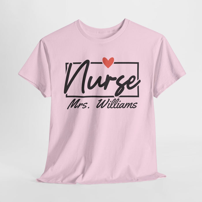 Personalized Nurse Shirt, Custom Nurse Shirt, Gift for Nurses, Nurse Appreciation, Nursing School Tee, Nurse Tee, Registered Nurse Tee