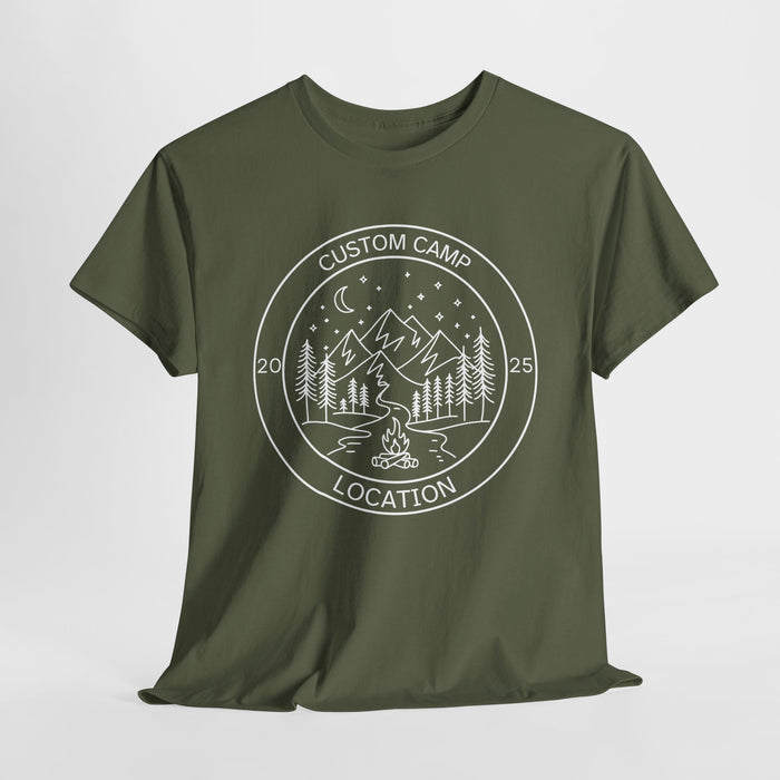 Custom Camp Shirt, Custom Hiking Shirt, Camp Life Shirt, Camping Friend Gift, Summer Camp Shirt, Family Camping, Personalized Camp Shirt