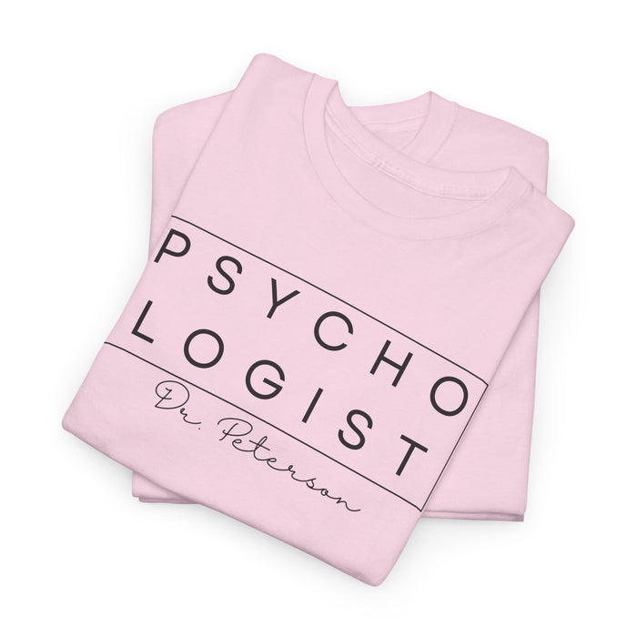 Personalized Name Psychologist Shirt, Custom Doctor Shirt, Gift for Psychologists, Minimalist Psychology Shirt, Mental Health Shirt