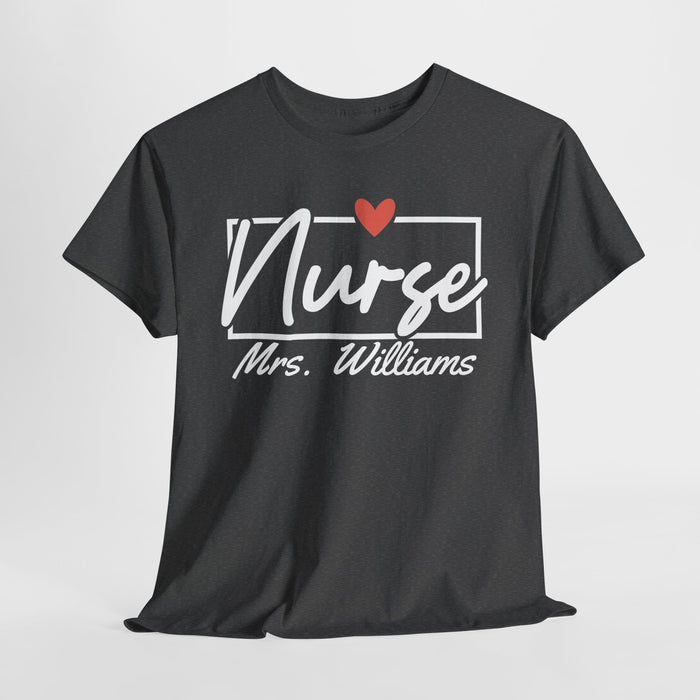 Personalized Nurse Shirt, Custom Nurse Shirt, Gift for Nurses, Nurse Appreciation, Nursing School Tee, Nurse Tee, Registered Nurse Tee