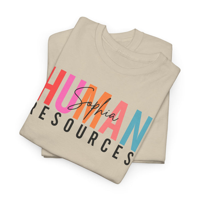 Personalized Human Resources Shirt, Custom Human Resources Shirt, Gift for HR, Human Resources Gift, HR Manager Tee, HR Office Shirt