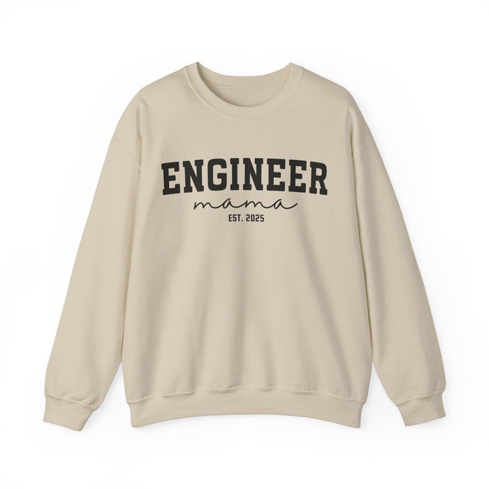 Personalized Engineer Mama sweatshirt, Customized Mama Sweatshirt, Gift for Engineer, Engineer Mom, Profession Tee, Idea Gift for Engineers