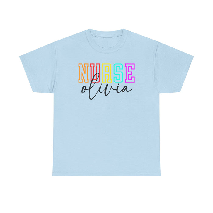 Personalized Name Nurse Shirt, Custom Nurse Shirt, Retro Nurse Tee, Gift for Nurse, Nurse Life Top, Gift for Nurse Coworker