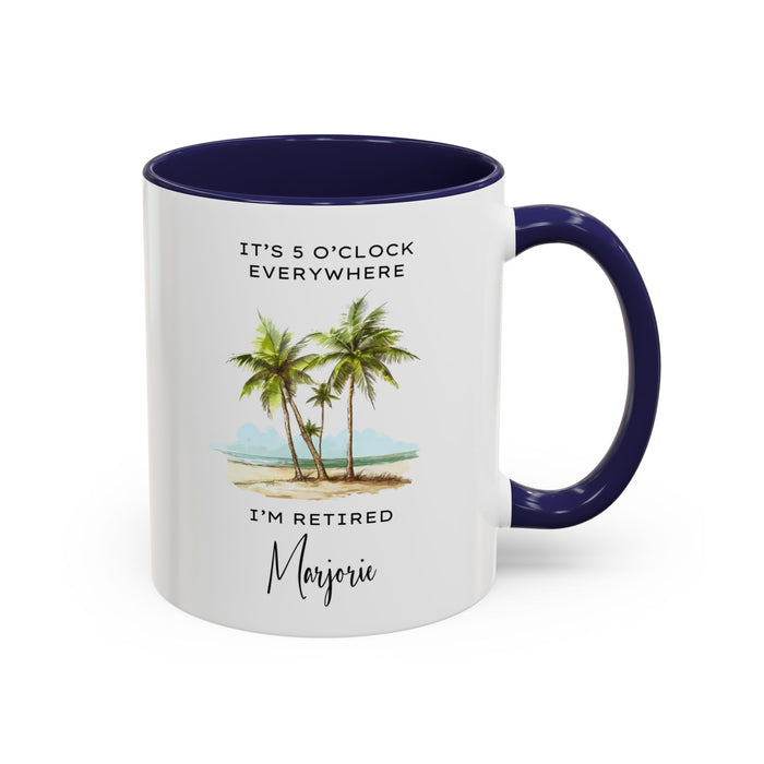 Customized Retirement Mug, Gift for Retiree, Officially Retired, Personalized Retiree Mug, Mug for Retiree, Retirement Gift for a Man