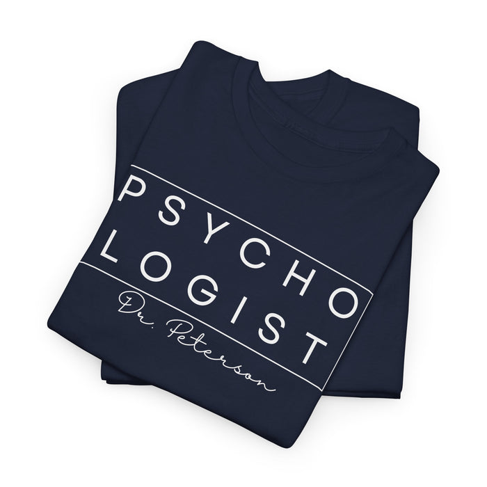 Personalized Name Psychologist Shirt, Custom Doctor Shirt, Gift for Psychologists, Minimalist Psychology Shirt, Mental Health Shirt