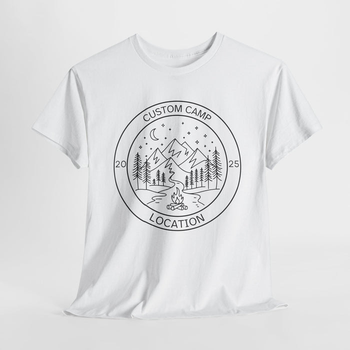 Custom Camp Shirt, Custom Hiking Shirt, Camp Life Shirt, Camping Friend Gift, Summer Camp Shirt, Family Camping, Personalized Camp Shirt