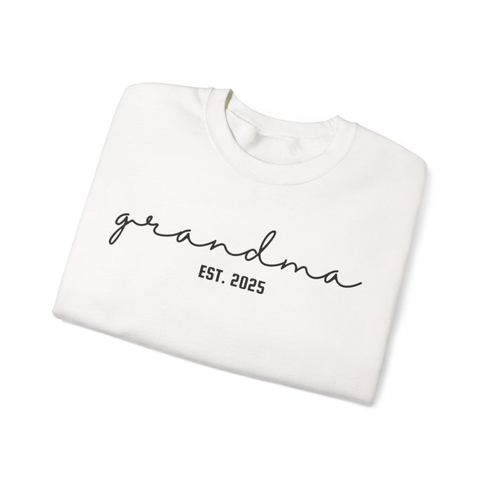 Custom Grandma Sweatshirt with Grandkids Names on Sleeve, Personalized Grandma Tee, Granny Outfit, Gigi Mimi Crewneck, Mothers Day Gift