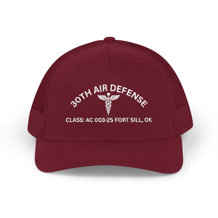 EMBROIDERED TRUCKER HAT 30TH AIR DEFENSE VERSION 1