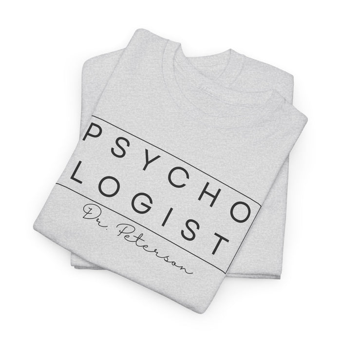 Personalized Name Psychologist Shirt, Custom Doctor Shirt, Gift for Psychologists, Minimalist Psychology Shirt, Mental Health Shirt