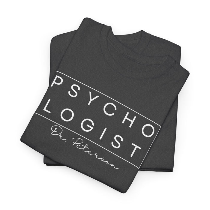 Personalized Name Psychologist Shirt, Custom Doctor Shirt, Gift for Psychologists, Minimalist Psychology Shirt, Mental Health Shirt