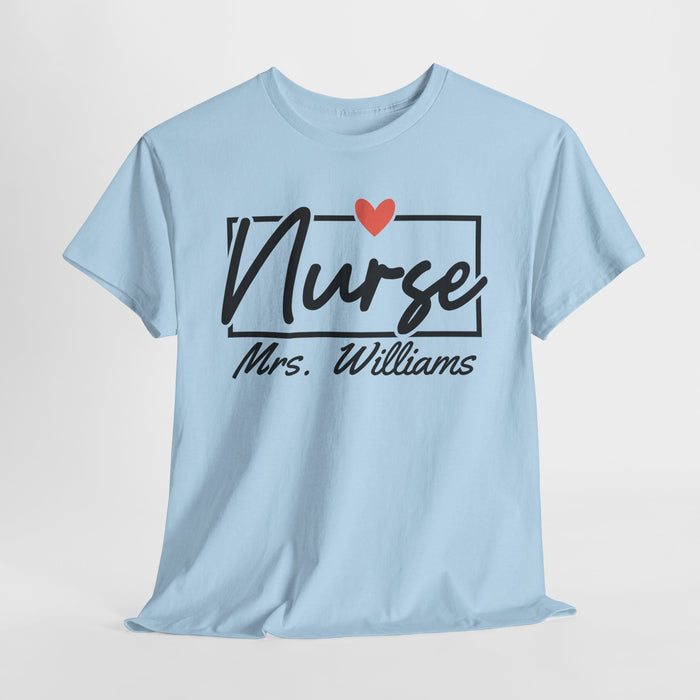 Personalized Nurse Shirt, Custom Nurse Shirt, Gift for Nurses, Nurse Appreciation, Nursing School Tee, Nurse Tee, Registered Nurse Tee