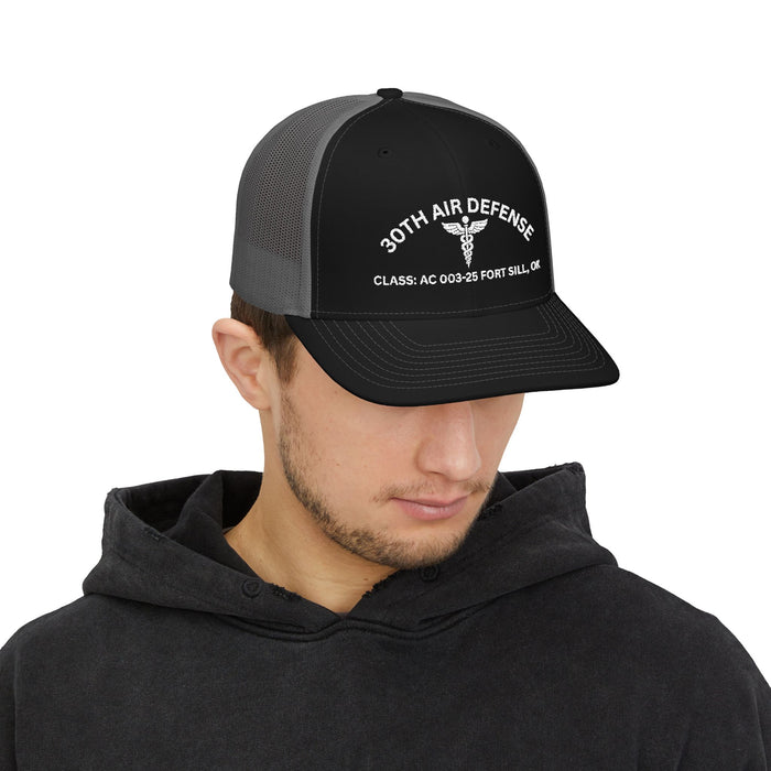 EMBROIDERED TRUCKER HAT 30TH AIR DEFENSE VERSION 1