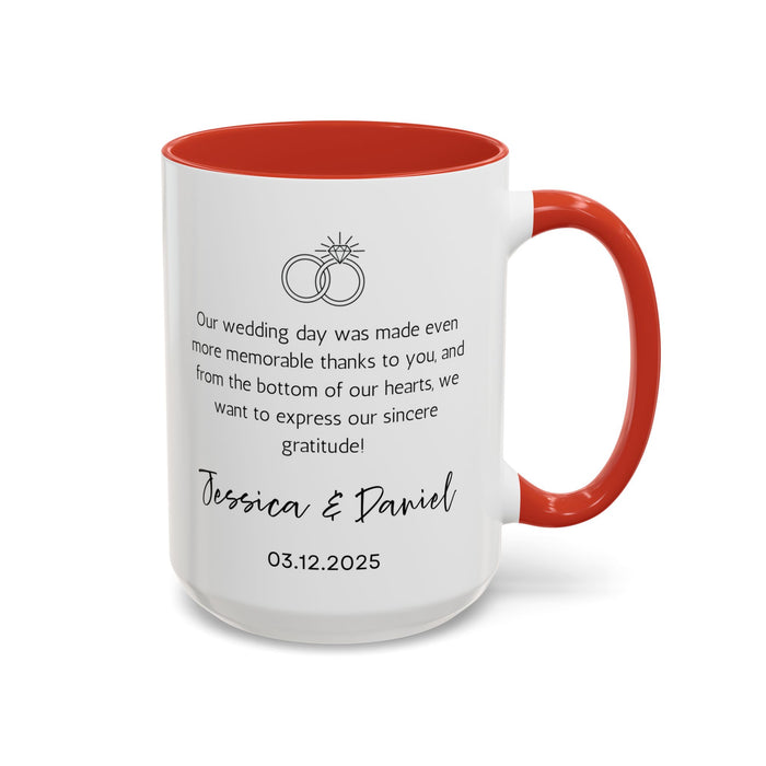 Wedding Officiant Gift Mug, Wedding Officiant Proposal Mug, Best Officiant Ever, Wedding Gift, Wedding Party Gift, Thank you Wedding Gift