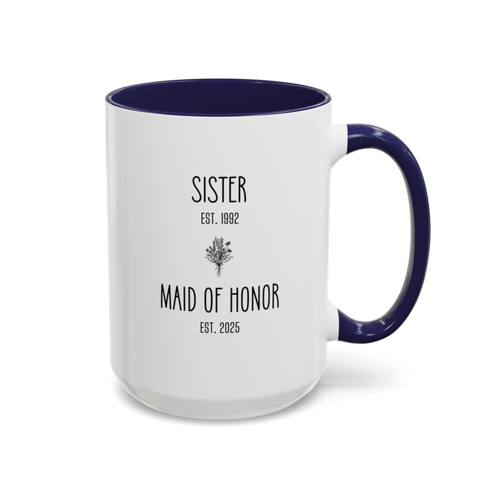 Custom Bridal Party Gift, Bridal Party Mug, Maid of Honor, Proposal Maid of Honor Gift, Personalized Wedding Gift, Wedding Party Gift
