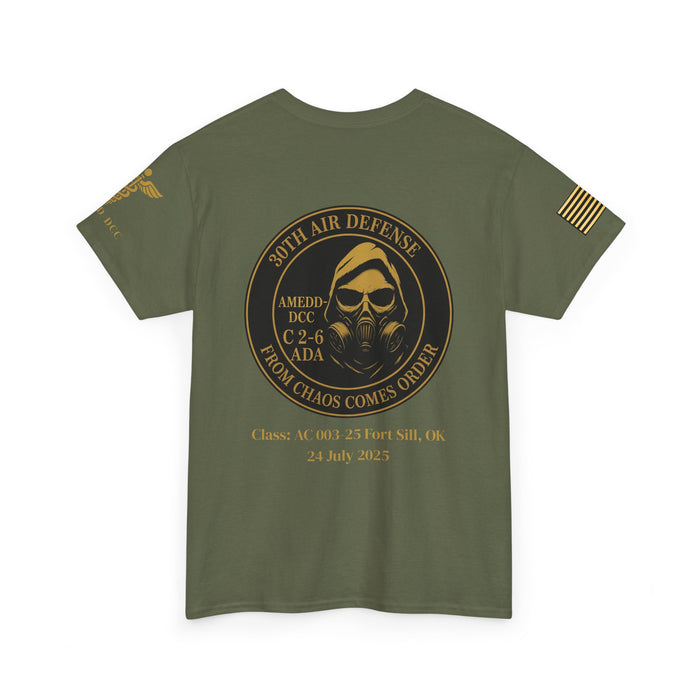 30th Air Defense From Chaos Comes Order Military Shirt Black, Military Green and Sand Color