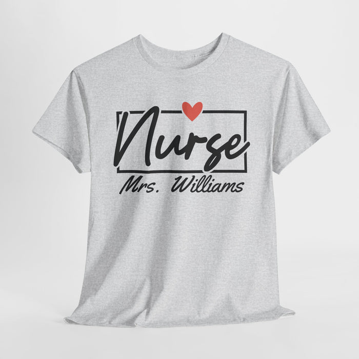 Personalized Nurse Shirt, Custom Nurse Shirt, Gift for Nurses, Nurse Appreciation, Nursing School Tee, Nurse Tee, Registered Nurse Tee