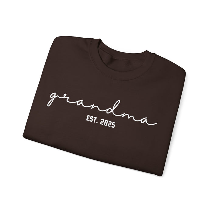 Custom Grandma Sweatshirt with Grandkids Names on Sleeve, Personalized Grandma Tee, Granny Outfit, Gigi Mimi Crewneck, Mothers Day Gift