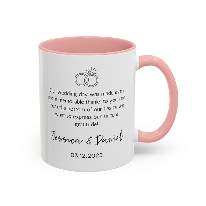 Wedding Officiant Gift Mug, Wedding Officiant Proposal Mug, Best Officiant Ever, Wedding Gift, Wedding Party Gift, Thank you Wedding Gift