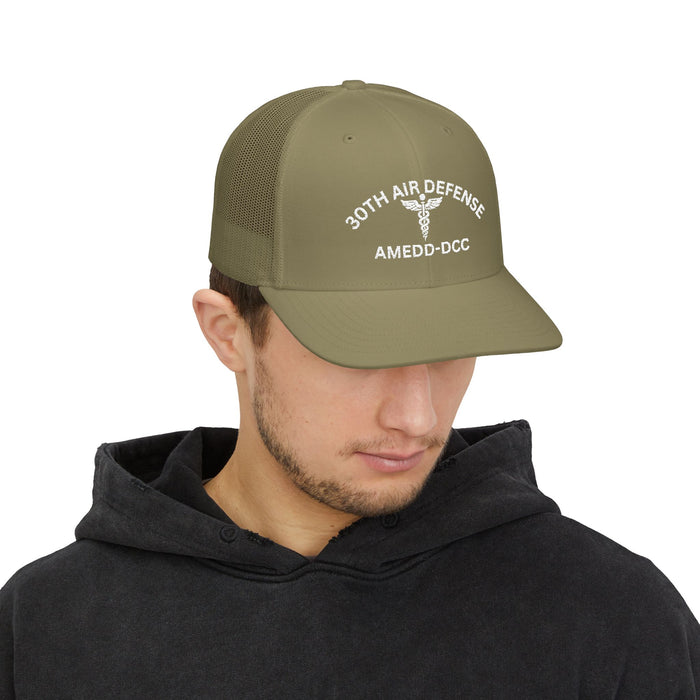 EMBROIDERED TRUCKER HAT 30TH AIR DEFENSE VERSION 2