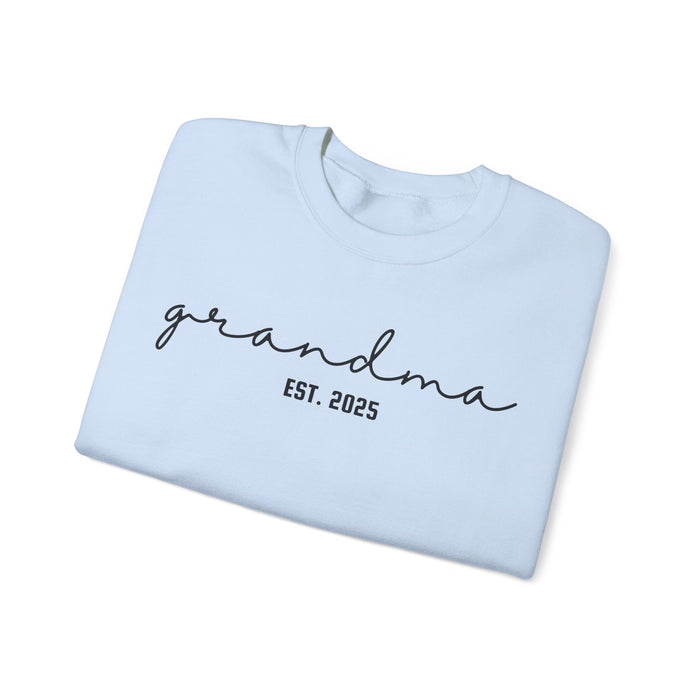 Custom Grandma Sweatshirt with Grandkids Names on Sleeve, Personalized Grandma Tee, Granny Outfit, Gigi Mimi Crewneck, Mothers Day Gift