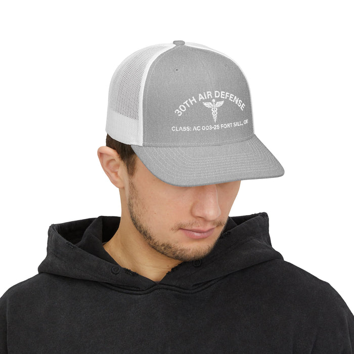 EMBROIDERED TRUCKER HAT 30TH AIR DEFENSE VERSION 1