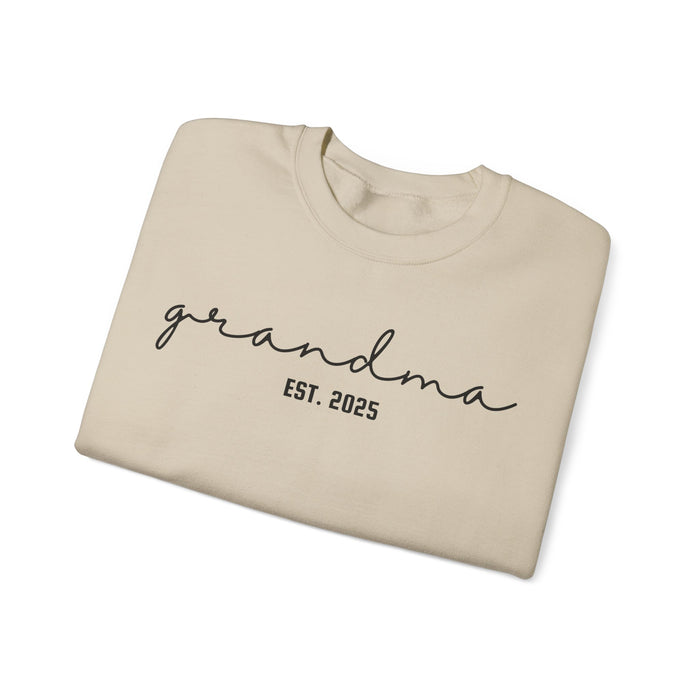 Custom Grandma Sweatshirt with Grandkids Names on Sleeve, Personalized Grandma Tee, Granny Outfit, Gigi Mimi Crewneck, Mothers Day Gift