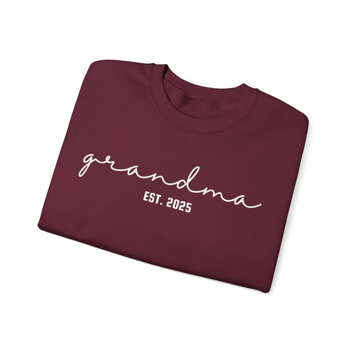 Custom Grandma Sweatshirt with Grandkids Names on Sleeve, Personalized Grandma Tee, Granny Outfit, Gigi Mimi Crewneck, Mothers Day Gift