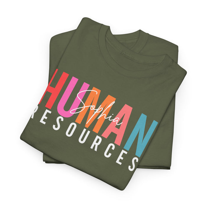 Personalized Human Resources Shirt, Custom Human Resources Shirt, Gift for HR, Human Resources Gift, HR Manager Tee, HR Office Shirt