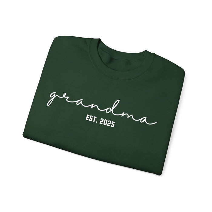 Custom Grandma Sweatshirt with Grandkids Names on Sleeve, Personalized Grandma Tee, Granny Outfit, Gigi Mimi Crewneck, Mothers Day Gift