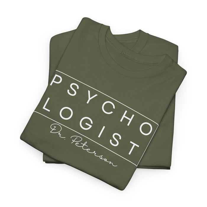 Personalized Name Psychologist Shirt, Custom Doctor Shirt, Gift for Psychologists, Minimalist Psychology Shirt, Mental Health Shirt