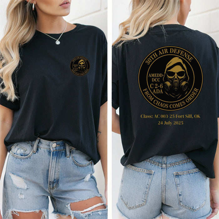 Digital Download Files 30th Air Defense From Chaos Comes Order Military Shirt Black, Military Green and Sand Color