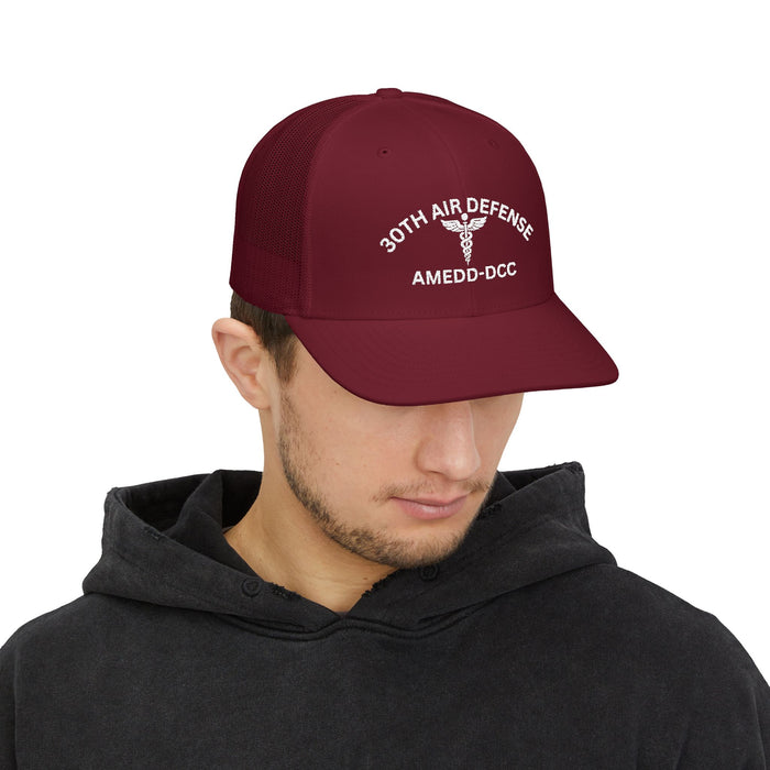 EMBROIDERED TRUCKER HAT 30TH AIR DEFENSE VERSION 2