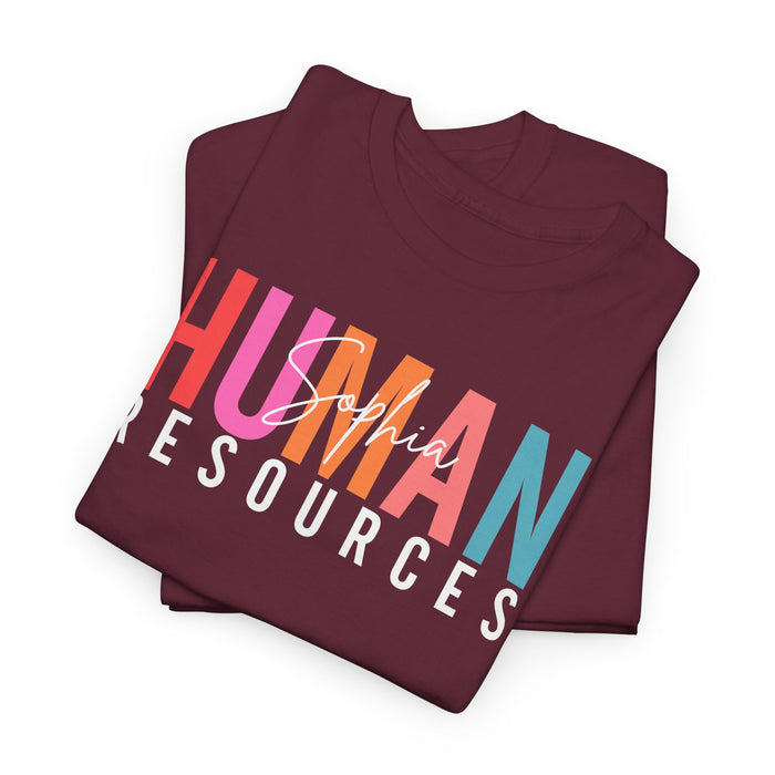 Personalized Human Resources Shirt, Custom Human Resources Shirt, Gift for HR, Human Resources Gift, HR Manager Tee, HR Office Shirt
