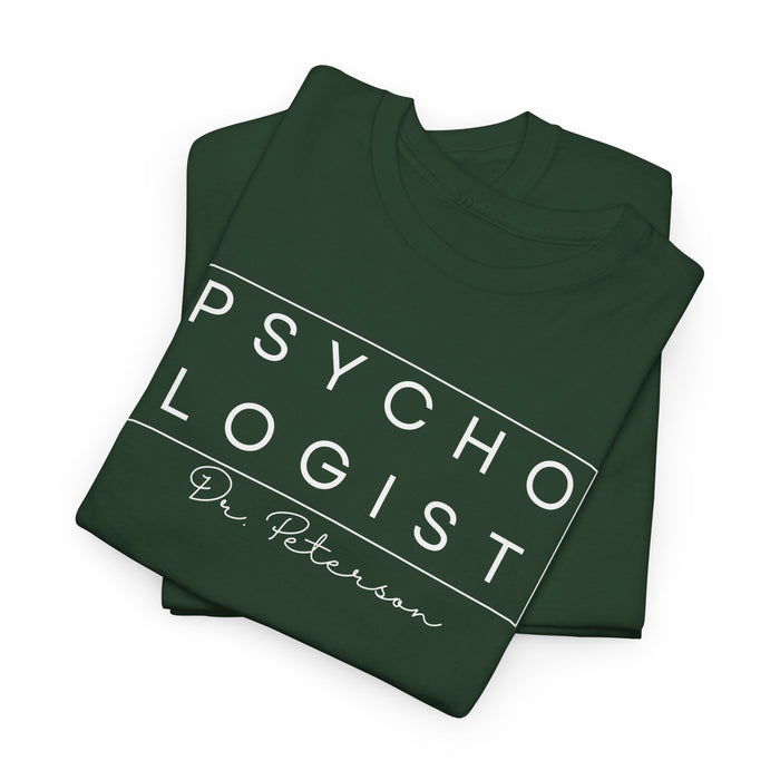 Personalized Name Psychologist Shirt, Custom Doctor Shirt, Gift for Psychologists, Minimalist Psychology Shirt, Mental Health Shirt
