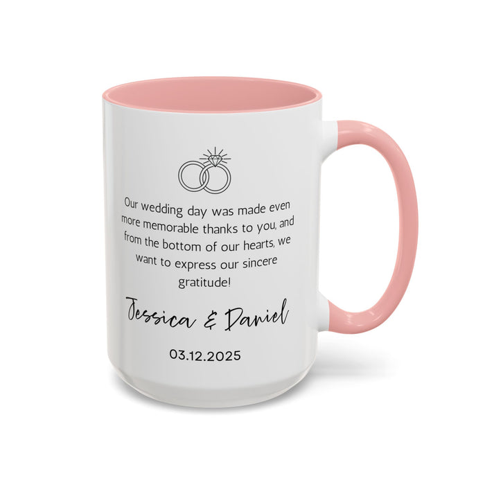 Wedding Officiant Gift Mug, Wedding Officiant Proposal Mug, Best Officiant Ever, Wedding Gift, Wedding Party Gift, Thank you Wedding Gift