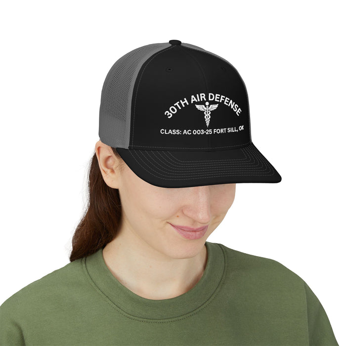 EMBROIDERED TRUCKER HAT 30TH AIR DEFENSE VERSION 1