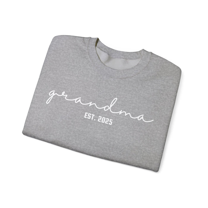Custom Grandma Sweatshirt with Grandkids Names on Sleeve, Personalized Grandma Tee, Granny Outfit, Gigi Mimi Crewneck, Mothers Day Gift