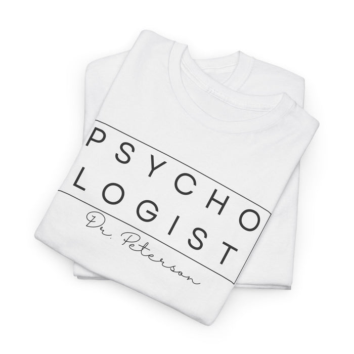 Personalized Name Psychologist Shirt, Custom Doctor Shirt, Gift for Psychologists, Minimalist Psychology Shirt, Mental Health Shirt