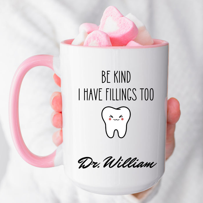 Personalized Dentist Name Mug, Custom Dentist Mug, Gift for Dentists, Dentist Gift, Unique Dentist Gift idea, Dentist Mug, Mug, Unique Mug