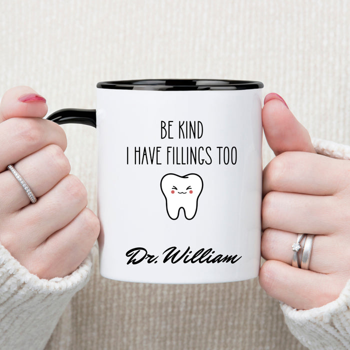 Personalized Dentist Name Mug, Custom Dentist Mug, Gift for Dentists, Dentist Gift, Unique Dentist Gift idea, Dentist Mug, Mug, Unique Mug