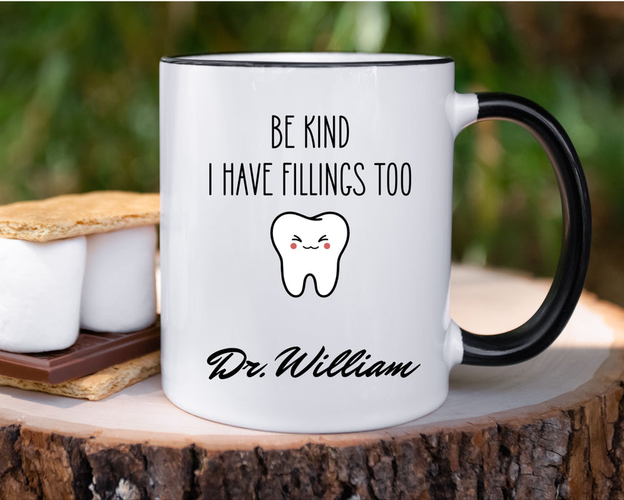 Personalized Dentist Name Mug, Custom Dentist Mug, Gift for Dentists, Dentist Gift, Unique Dentist Gift idea, Dentist Mug, Mug, Unique Mug