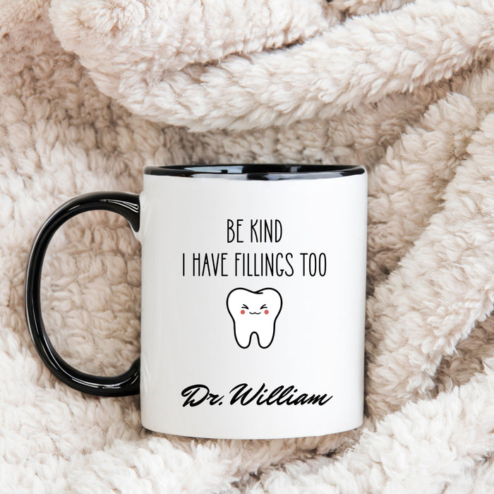 Personalized Dentist Name Mug, Custom Dentist Mug, Gift for Dentists, Dentist Gift, Unique Dentist Gift idea, Dentist Mug, Mug, Unique Mug
