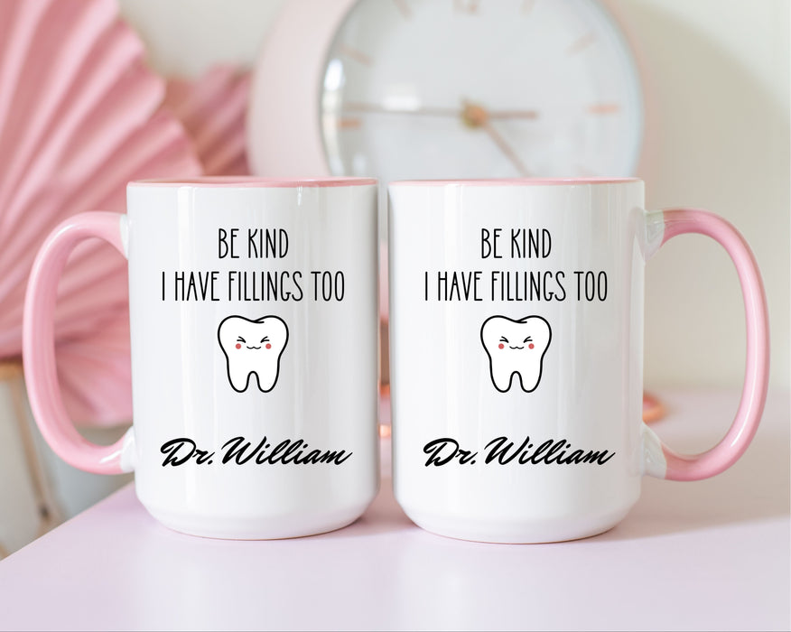 Personalized Dentist Name Mug, Custom Dentist Mug, Gift for Dentists, Dentist Gift, Unique Dentist Gift idea, Dentist Mug, Mug, Unique Mug