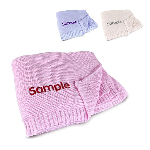 image of Custom Embroidered Blanket
