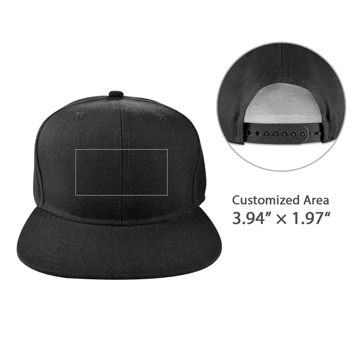 Custom Embroidered Snapback Hat